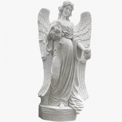 Скульптура из мрамора S_32 Ангел с длинными крыльями